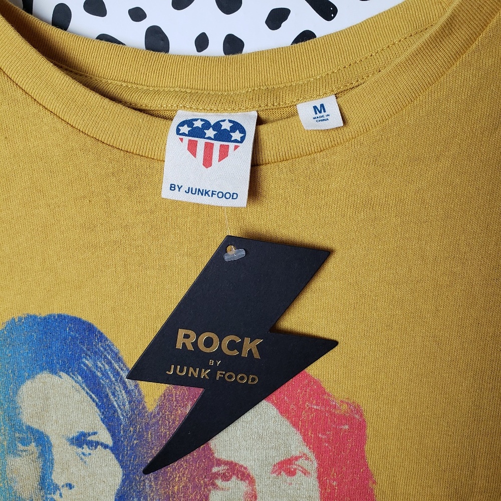 Pink Floyd Junk Food Mustard T-Shirt - Picture 8 of 8